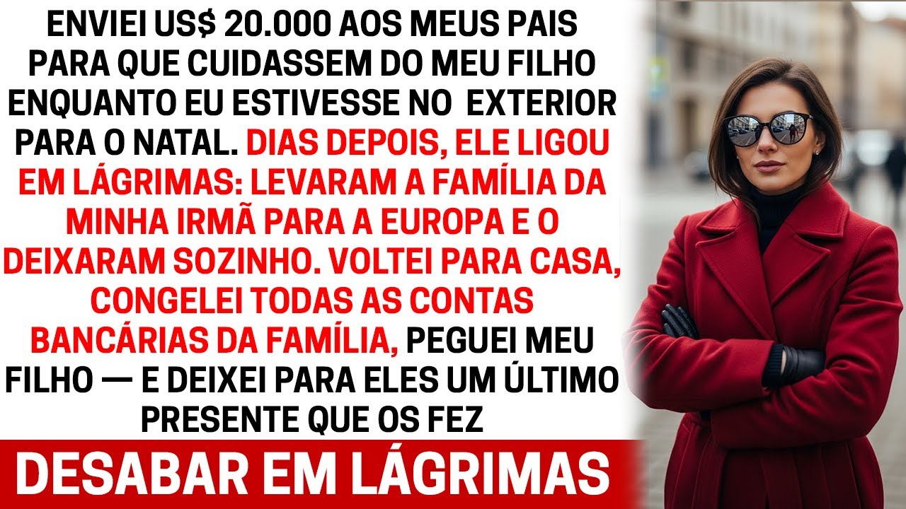 “Meu Filho de 9 Anos Foi Abandonado no Natal com US$2 — Quando Cheguei em Casa, Entendi Tudo”