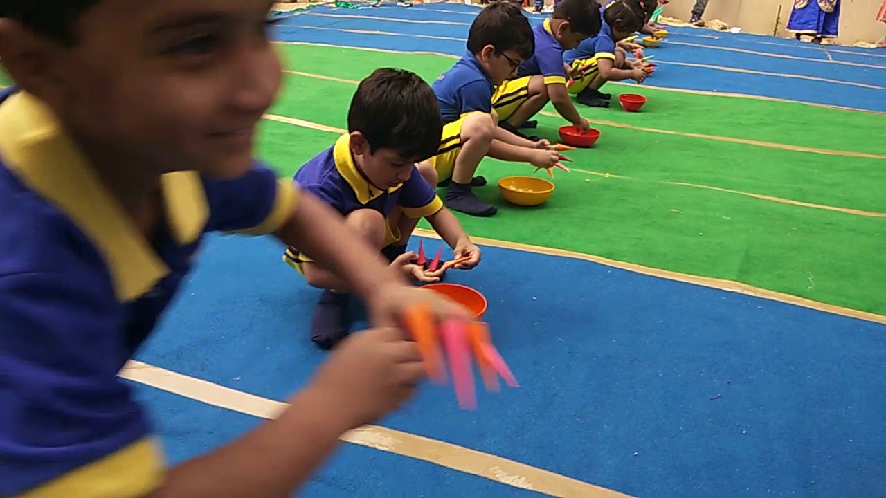 SPORTS DAY   TEDDY KIDS SCHOOL   FINGER CAPS GAME