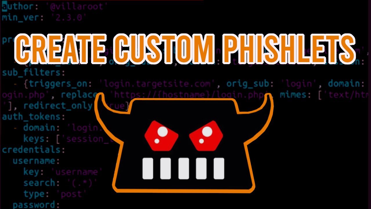 How to Create Custom Phishlets in Evilginx | Developer Mode