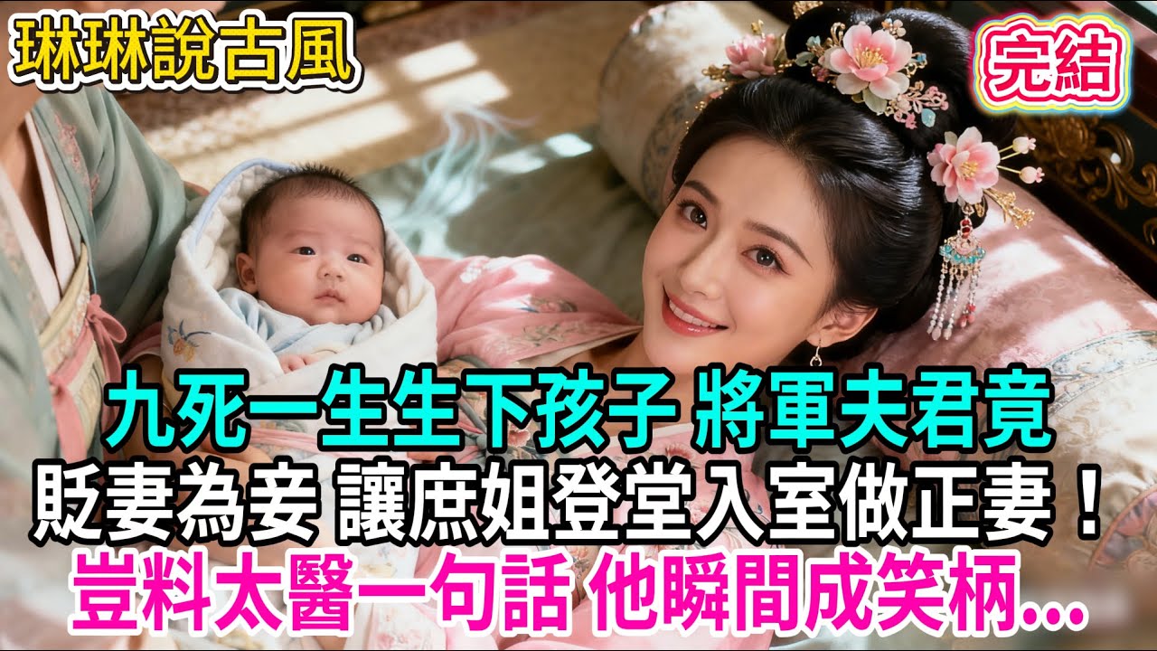 【古言】九死一生生下孩子 將軍夫君竟貶妻為妾 讓庶姐登堂入室做正妻！豈料太醫一句話 他瞬間成笑柄...#古言 #爱情 #完結 #前妻 #大女主 #渣男 #綠茶 #打臉