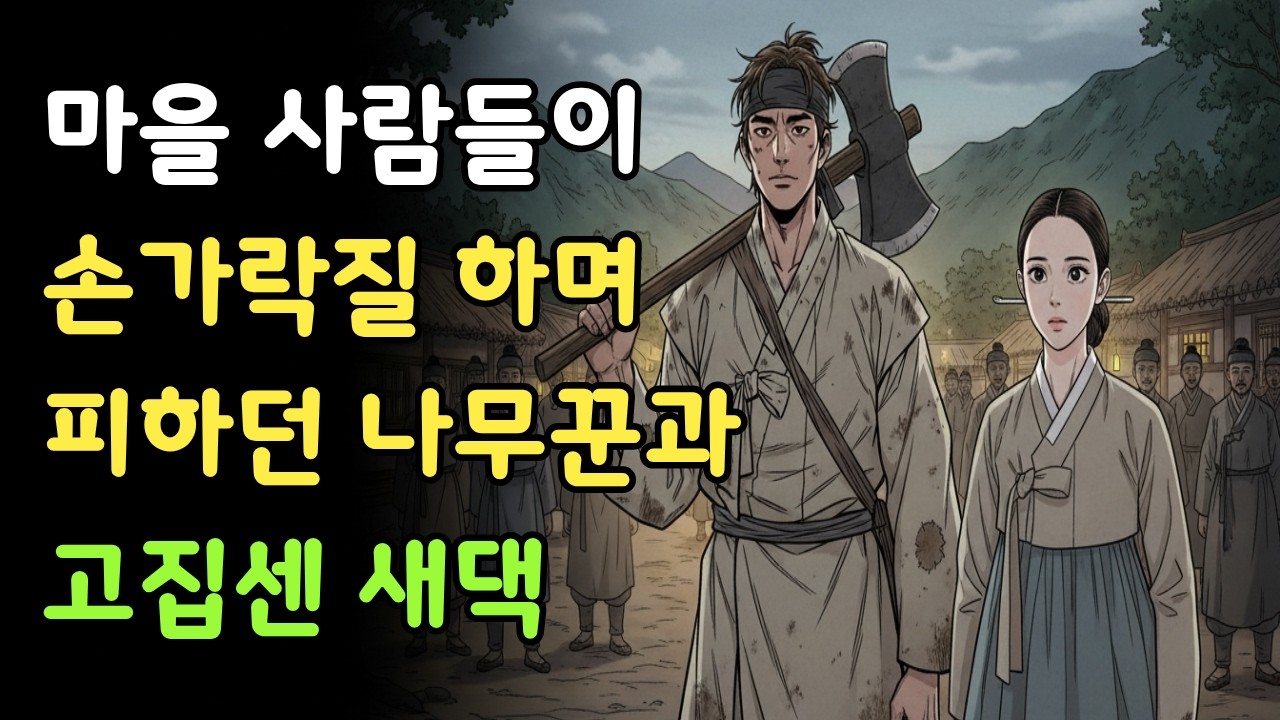마을 사람들이 손가락질 하며 피하 피하던 나무꾼과 고집센 새댁