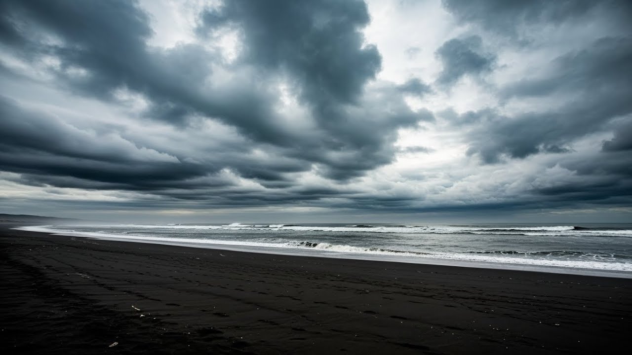 Soothing Ocean Sounds at Night | No Ads to Reduce Anxiety and Overthinking with Deep Ocean Calm