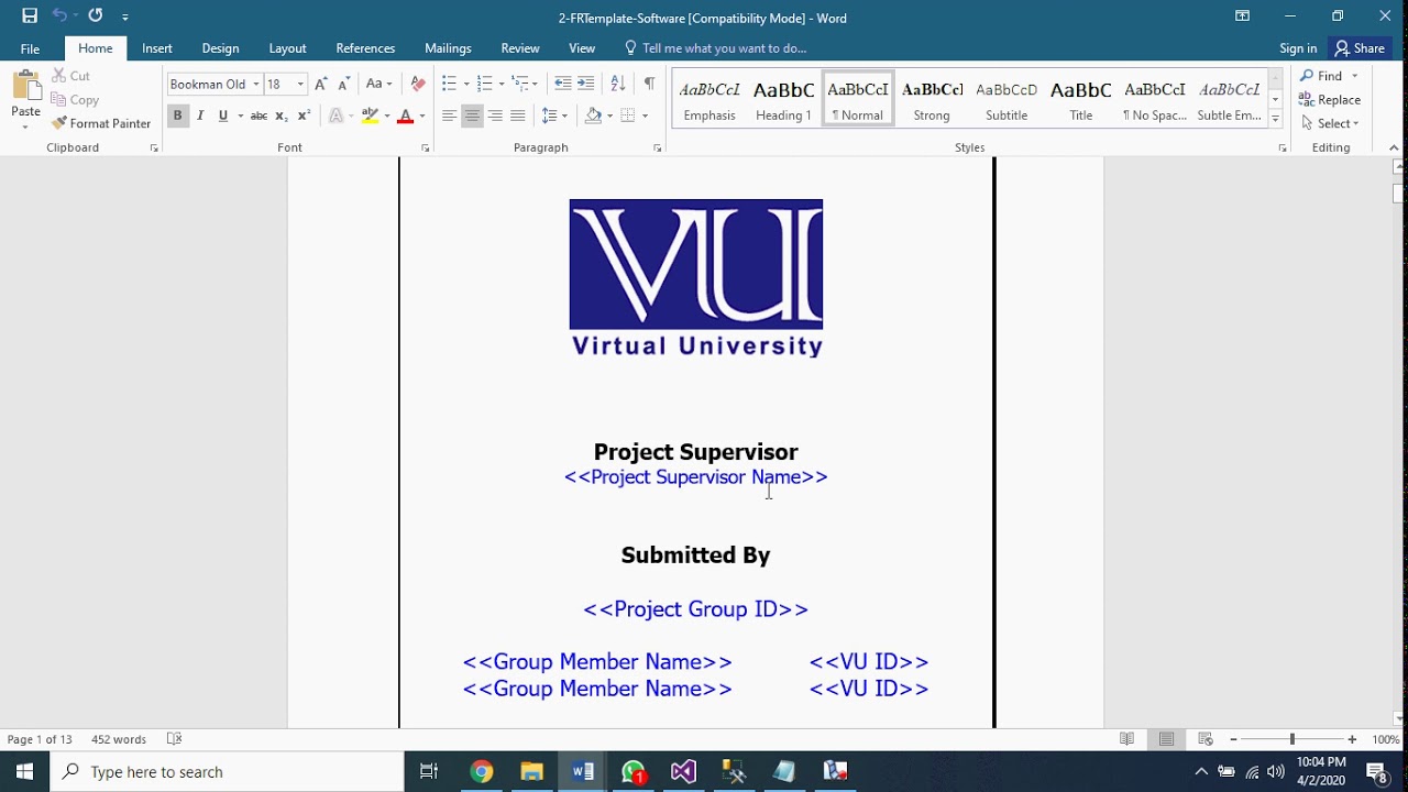 HOW TO MAKE AND SUBMIT FINAL DELIVERABLE