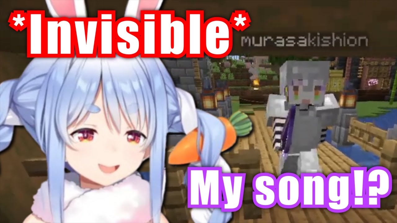 Invisibe Pekora Prank Shion By Playing Her Song And Dressing As Okayu【Hololive】