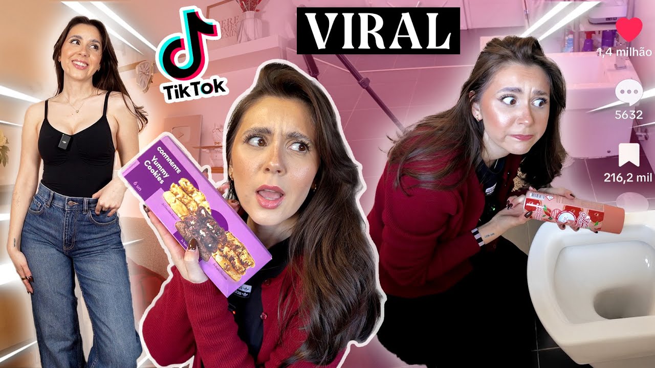 EXPERIMENTEI PRODUTOS VIRAIS do TIKTOK | Joana Gentil