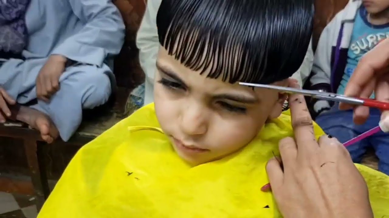 قصات شعر اطفال طويل بسهولة