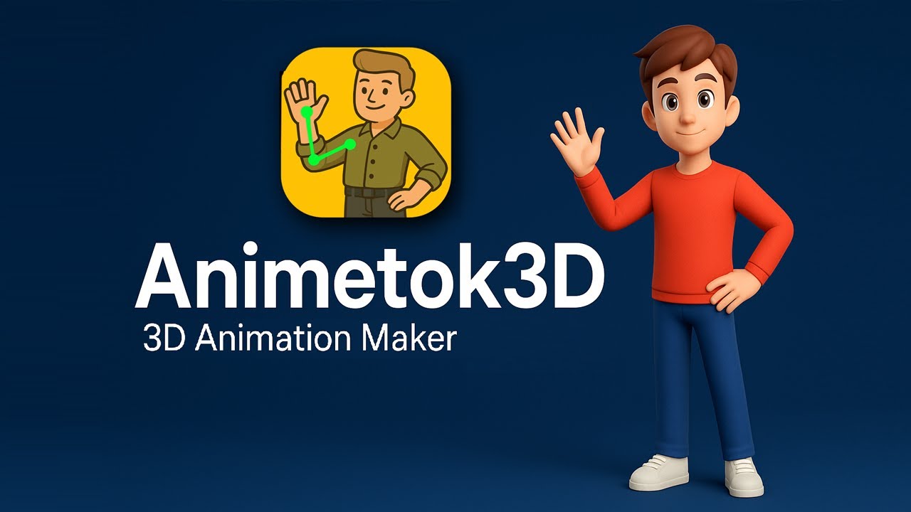 Animetok3D &ndash; Create 3D Animations on Your Phone! (Official Trailer)