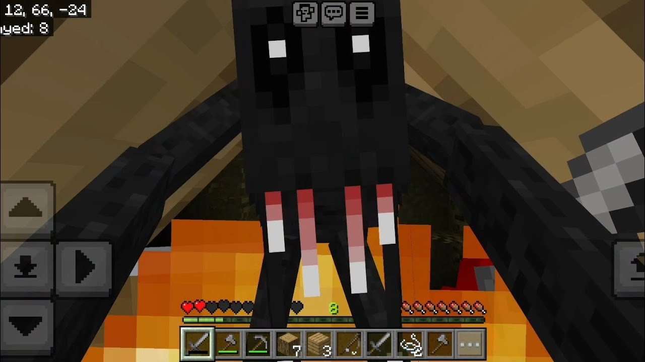 Surviving Minecraft while the man from the Fog Hunt us in Minecraft (episode 3)