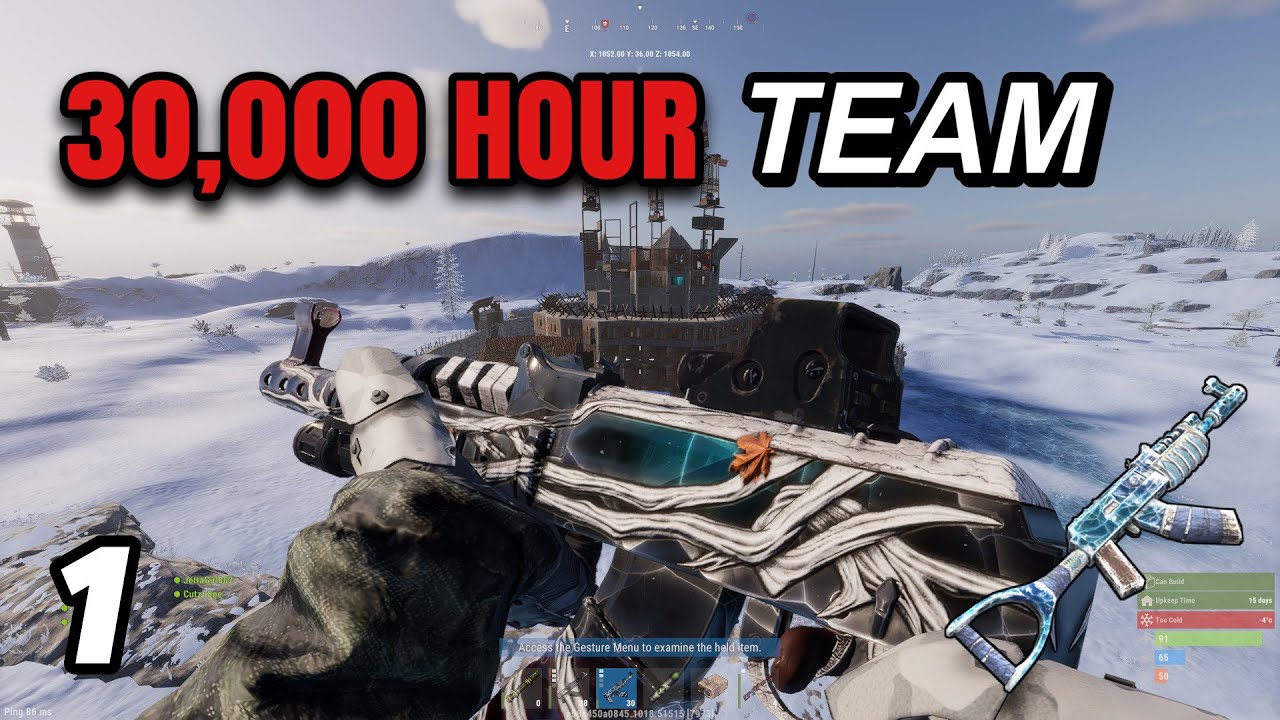 How a 30,000 HOUR team CONTROLS the server! - RUST CONSOLE NEW GEN MOVIE