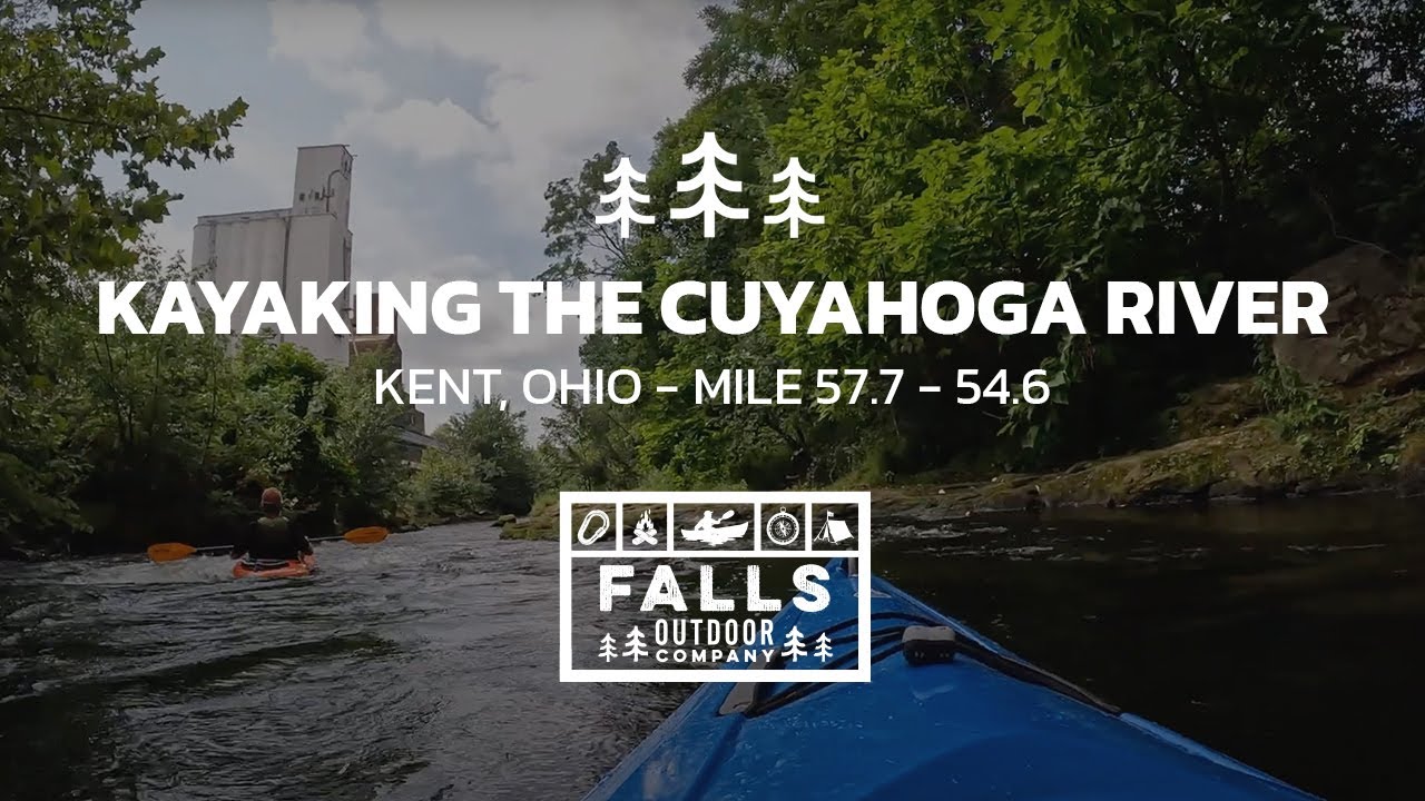 Kayaking the Cuyahoga River through Kent, Ohio