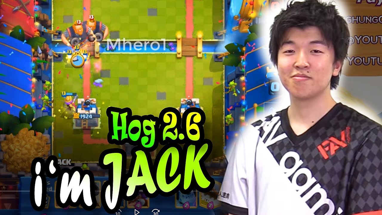 🔥 JACK 👈2.6 Hog Cycle  6200+ gameplays  - CLASH ROYALE