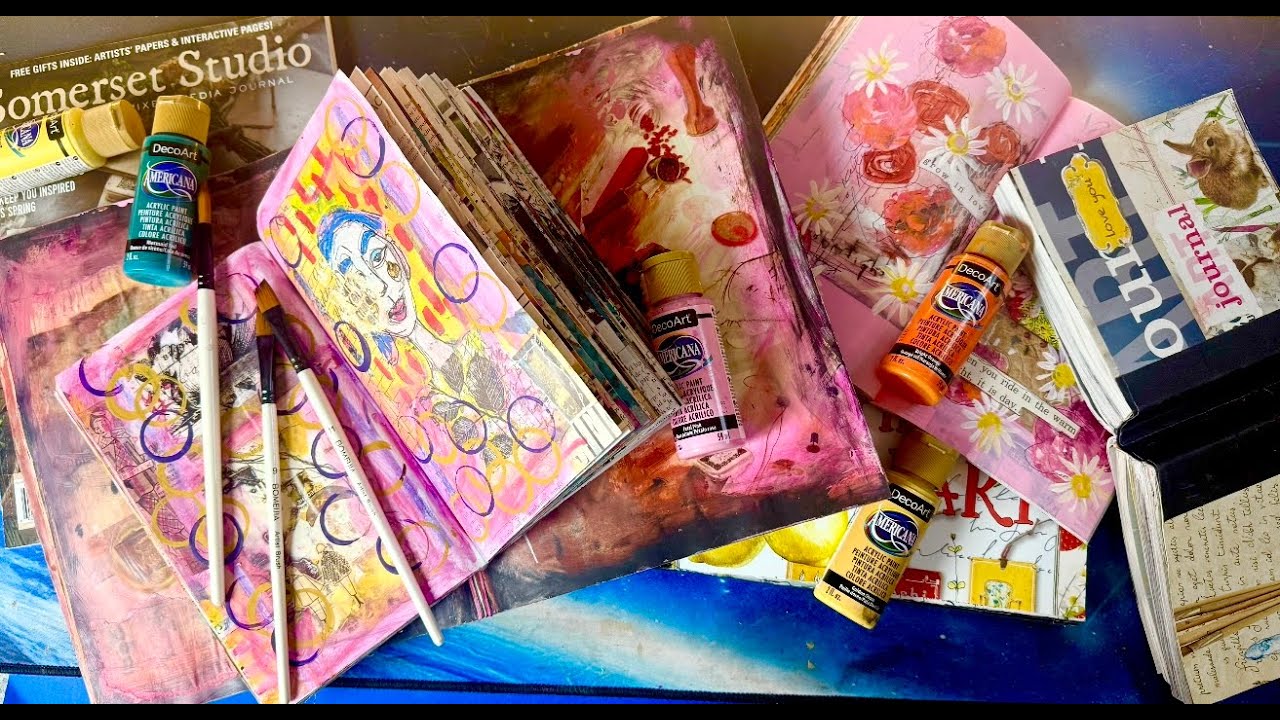 Mixed Media Magazine Art Journaling