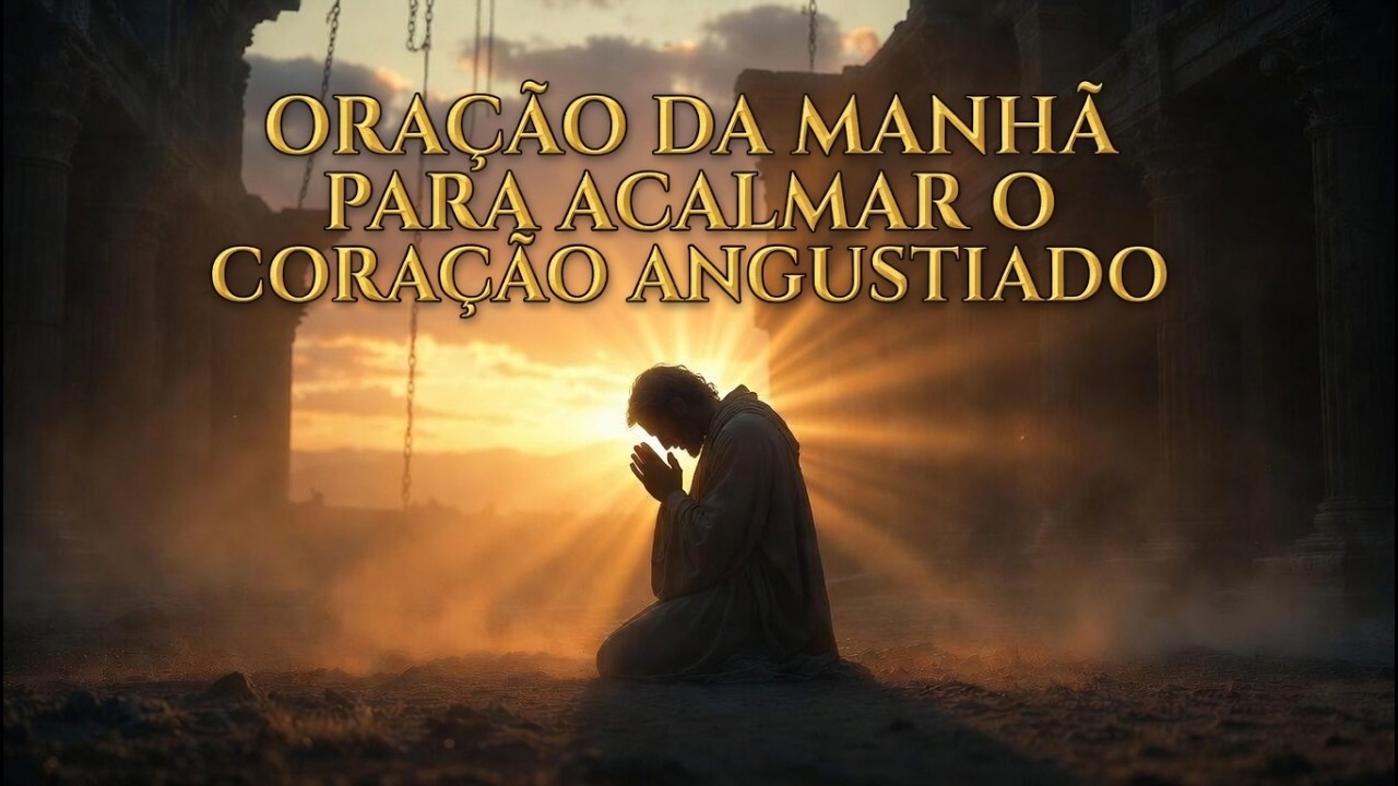 🙏🔥ORAÇÃO DA MANHÃ CANTADA 🎵 PARA ACALMAR O CORAÇÃO ANGUSTIADO🔥🙏🎵