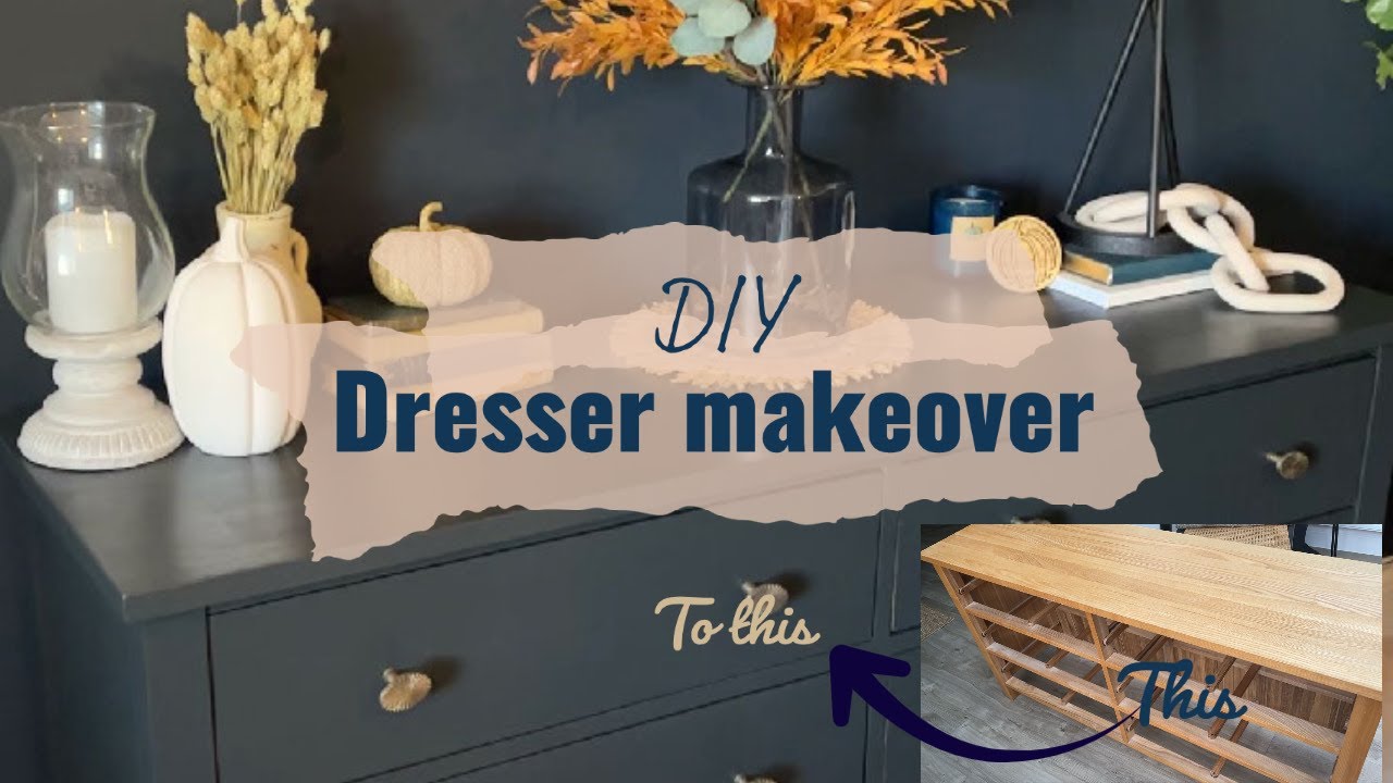 DIY DRESSER DRAWERS MAKEOVER / SIDEBOARD TRANSFORMATION
