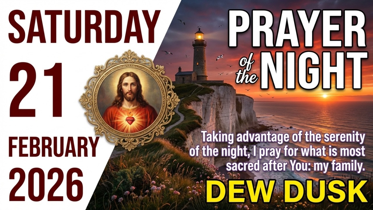 Catholic Evening Prayer February 21, 2026 🌙 Rest In Divine Peace & Protection 🙏