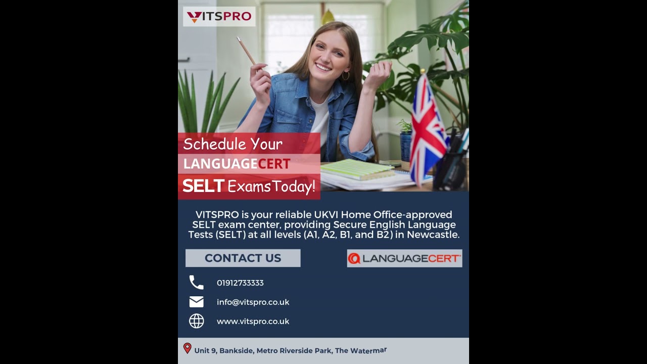 Get Your UK Visa Faster! Take Your LanguageCert SELT Exam at VITSPRO!📝✨#vitsproexamcentre #ukvisa