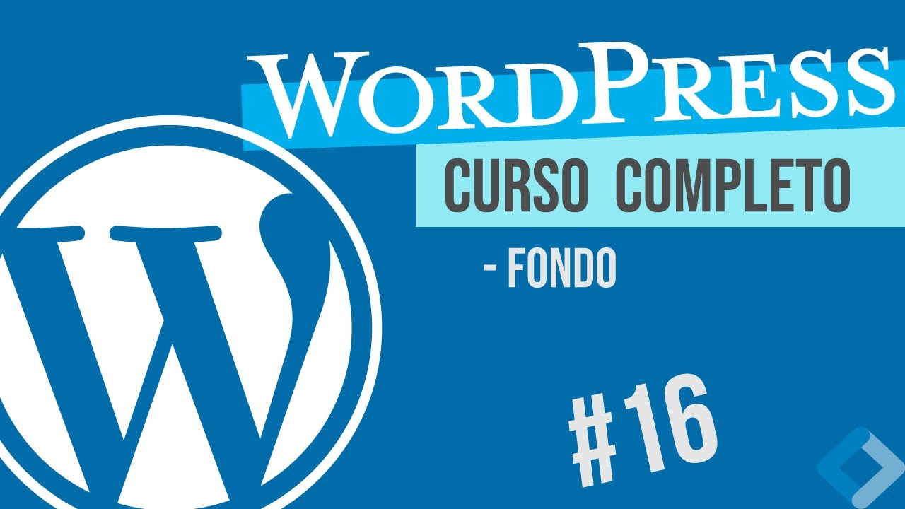 WORDPRESS - Fondo y efecto Parallax - Curso de WordPress #16