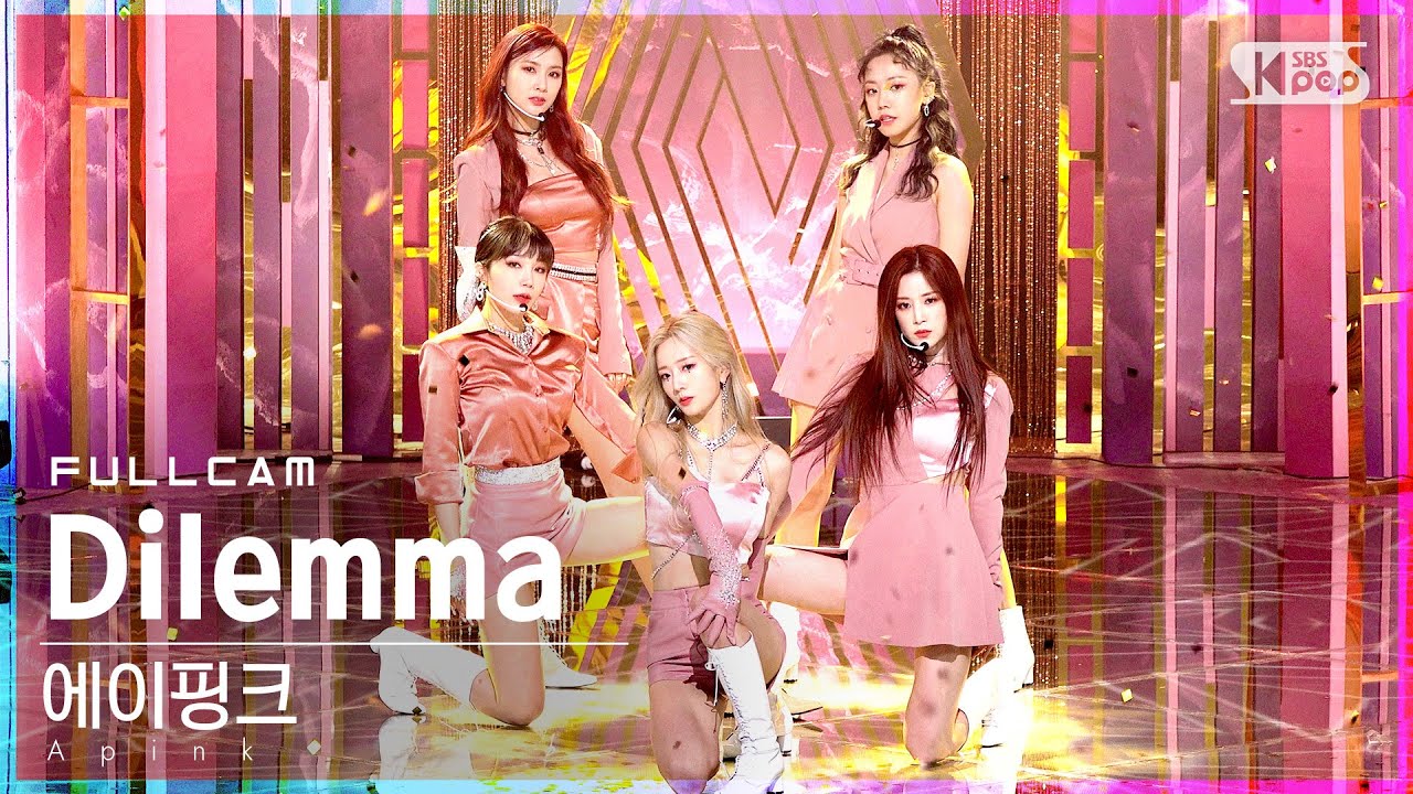 [안방1열 직캠4K] 에이핑크 'Dilemma' 풀캠 (Apink Full Cam)│@SBS Inkigayo_2022.02.20.