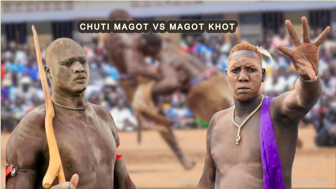 South Sudanese Wrestling ~ Chuti Magot vs Magot Khot