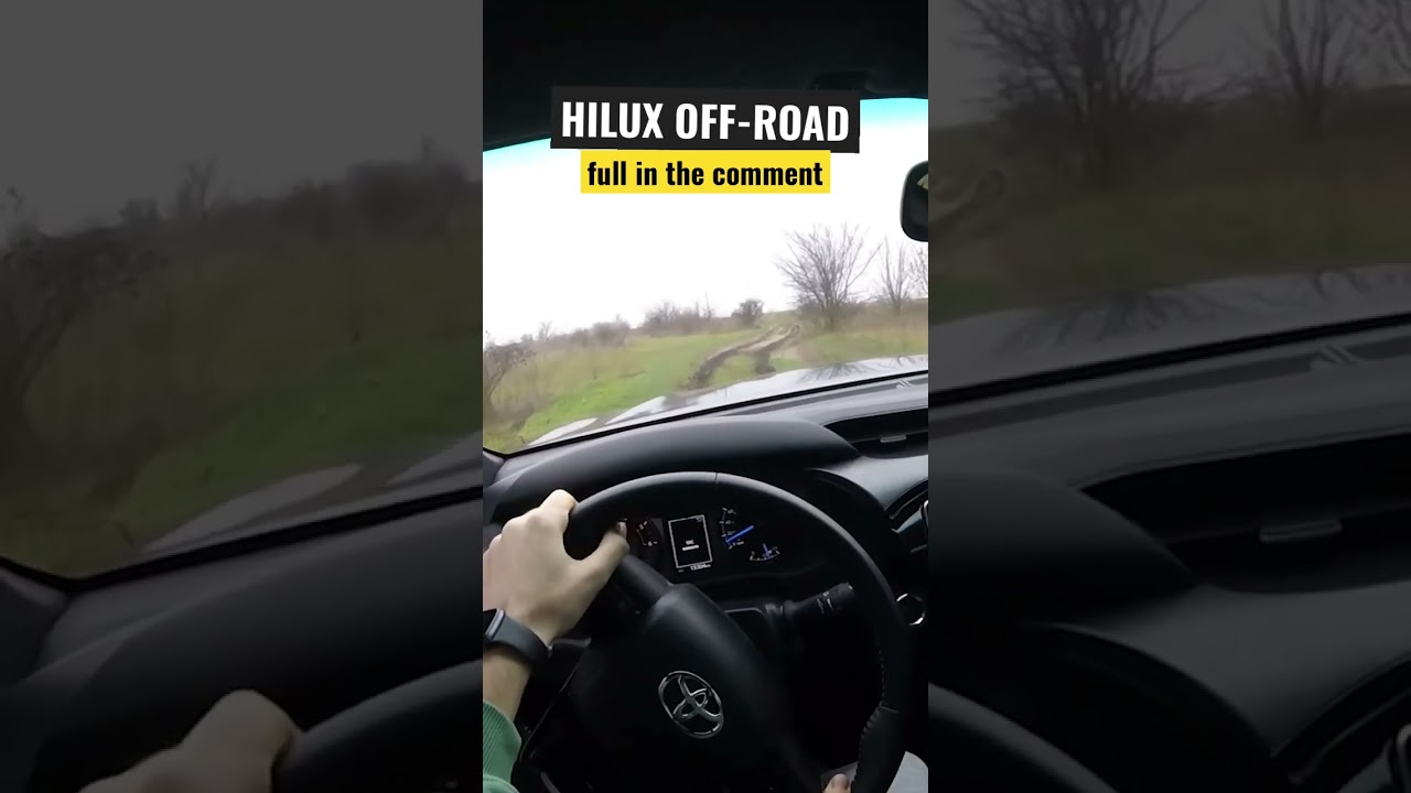 Toyota HILUX 2021 - OFF-ROAD #toyotahilux #hilux #pov
