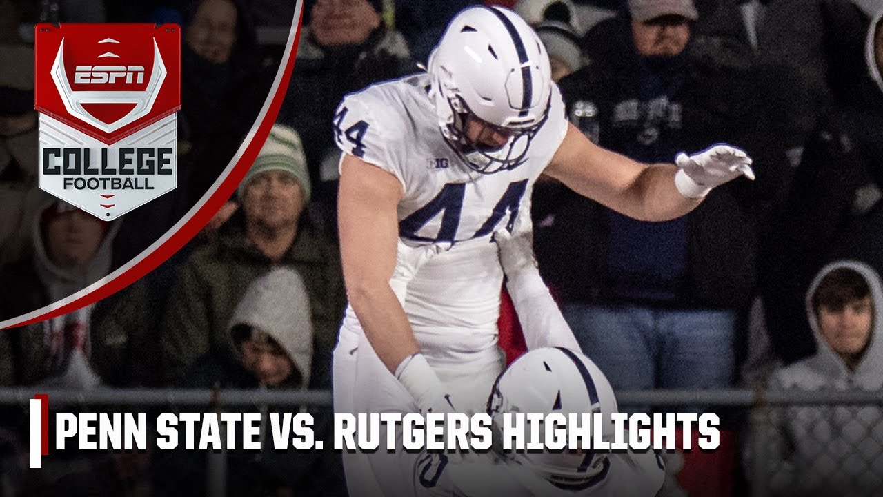 Penn State Nittany Lions vs. Rutgers Scarlet Knights | Full Game Highlights