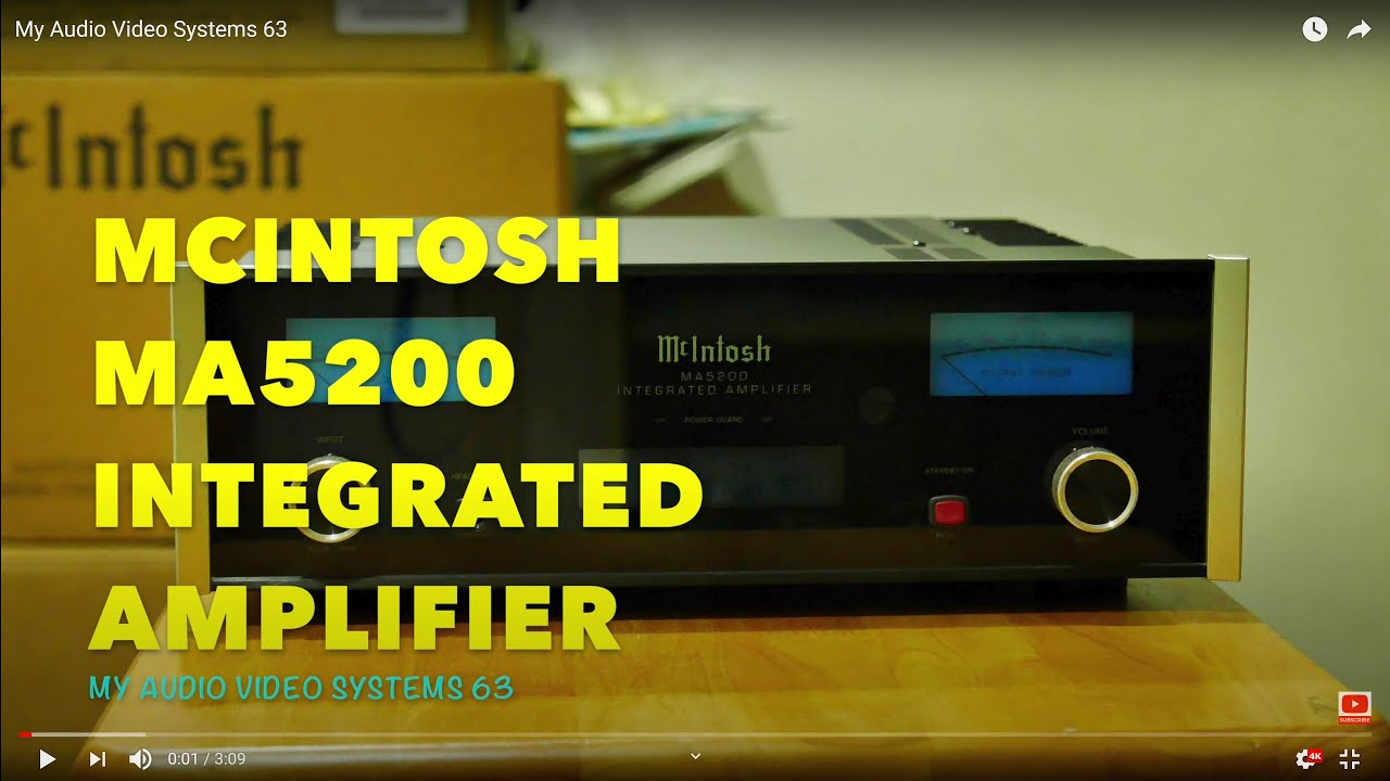 McIntosh MA-5200 Integrated Amplifier #a63