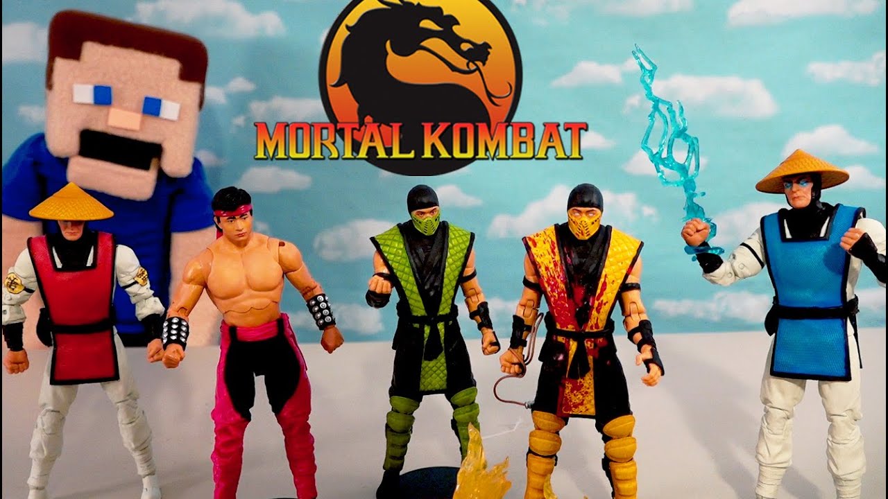 Классические фигурки Mortal Kombat от McFarlane для аркадных автоматов