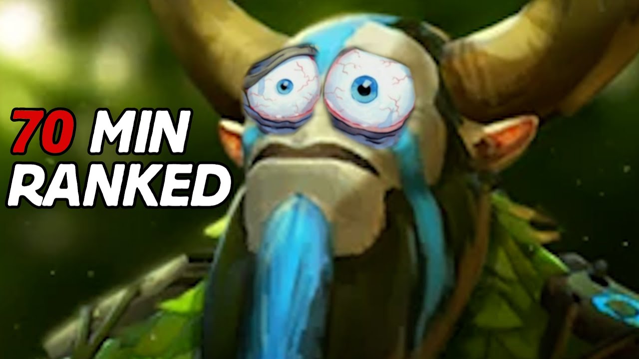 Когда рейтинговая Dota выходит из-под контроля (70 МИН. ИГРА)