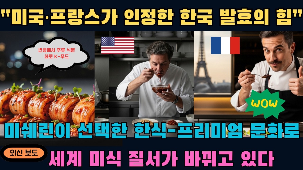 미국·프랑스가 인정한 한국 발효의 힘 ㅣ세계 미식 질서가 바뀌고 있다