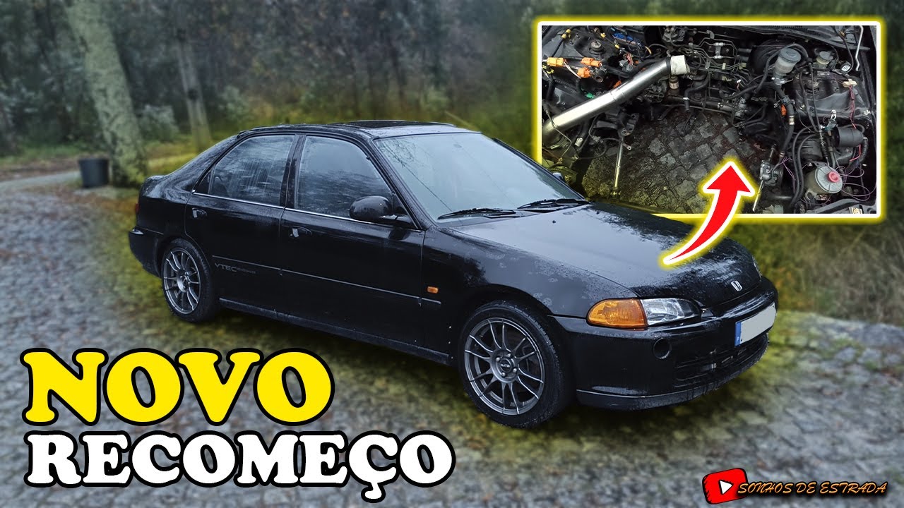 O RECOMEÇO DO HONDA TURBO 🔥 | SONHOS DE ESTRADA 