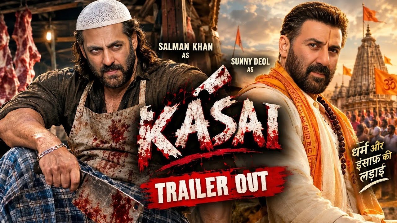 KASAI (TRAILER)- Sunny Deol,Salman Khan |Trailer Out | Kasai Movie Trailer|KASAI Teasor|Release 2027