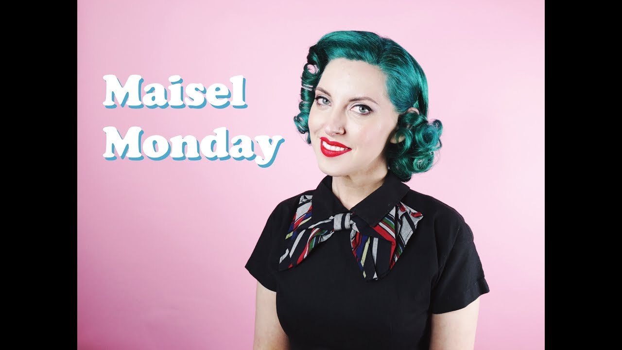 MAISEL MONDAY | 1950s Midge Maisel Hair Tutorial