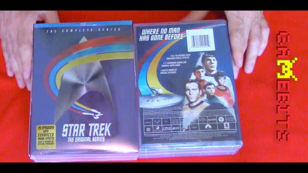 Unboxing Star Trek: The Original Series (TOS) Blu-Ray complete series HD