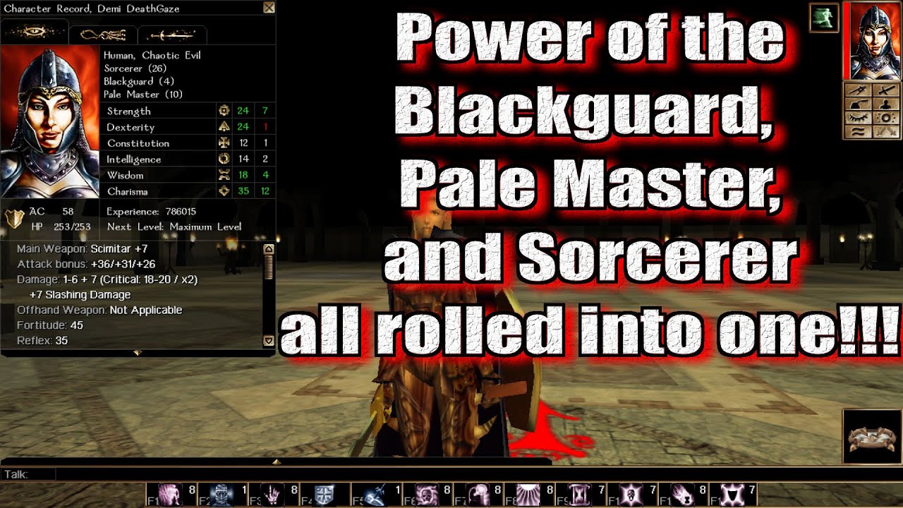 Neverwinter Nights Pale Vile Wild Guardian Build