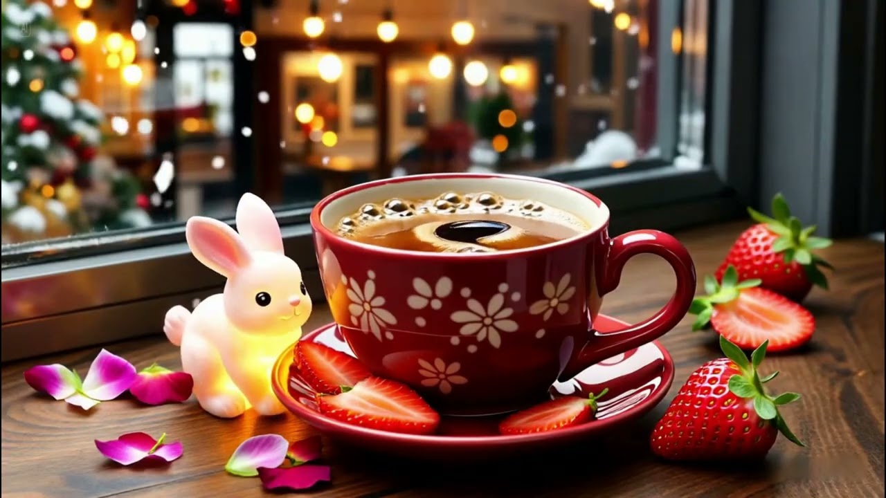 Spring Bossa Nova Background Music ☕ Smooth Jazz Cafe Instrumental for Relaxing Study Focus
