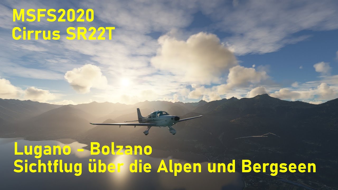 MSFS: Wundersch&ouml;ner Sichtflug durch die Alpen