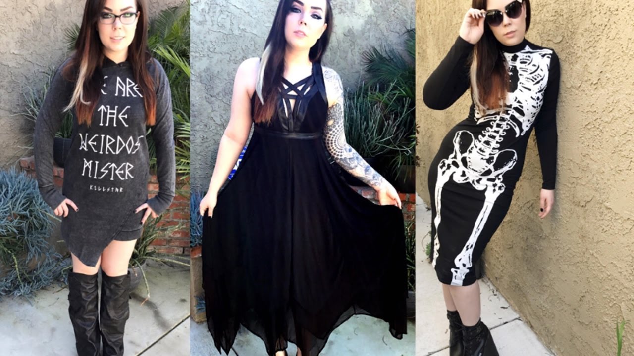 ►Summer festival goth wear!! 3 Outfits 1 Video! Featuring Killstar!