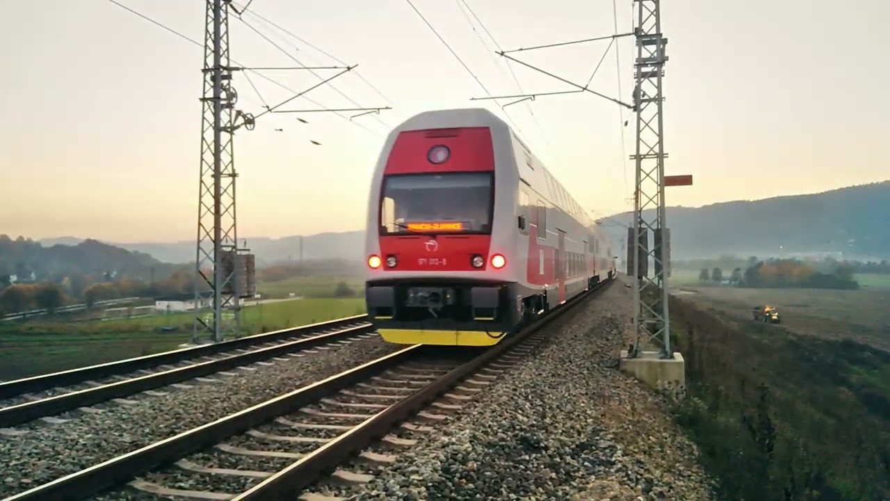 ZSSK Jánošík 671 013-1 (osd Nové Zámky) prišiel pozrieť trenčiansky a žilinský kraj