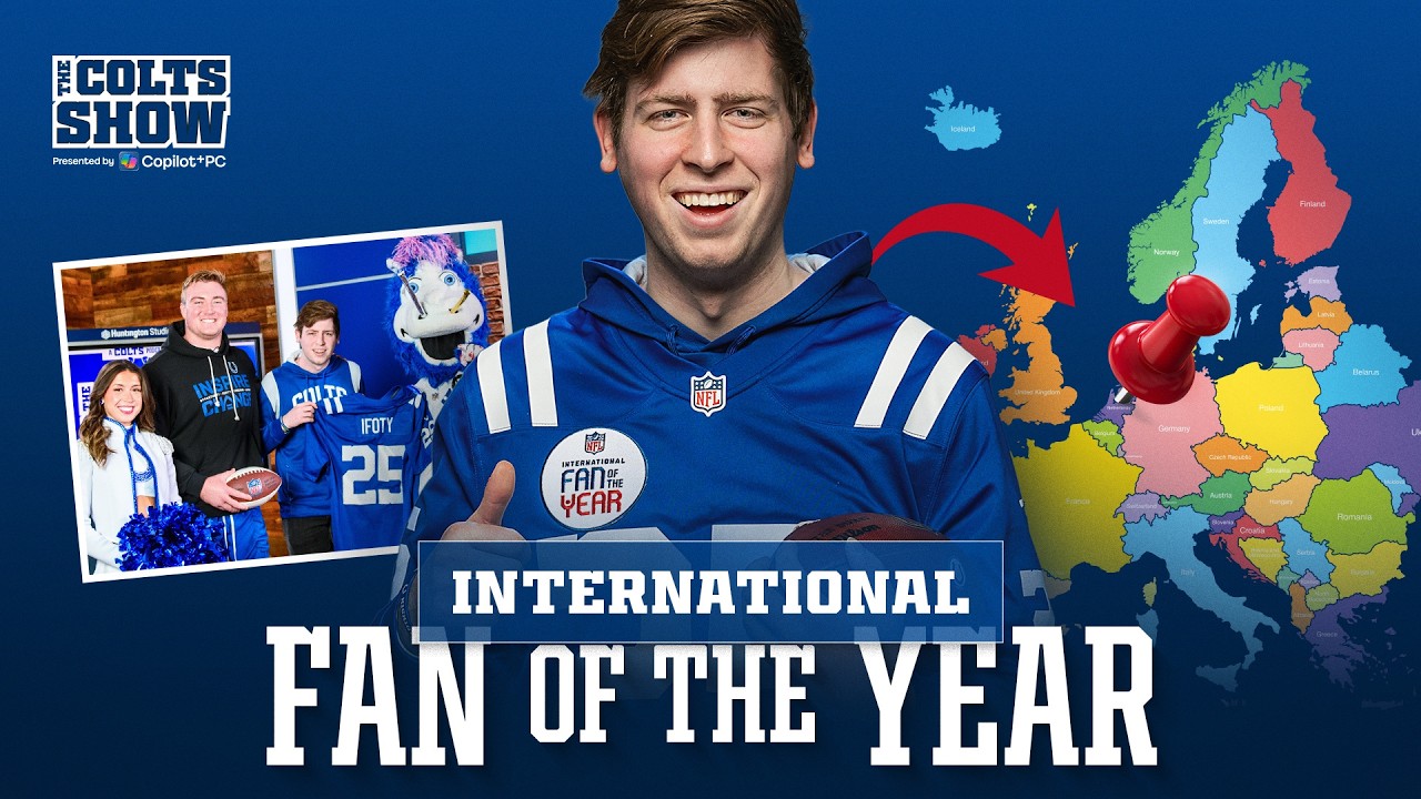 How one fan is growing the Colts' international fanbase in Europe | The Colts Show | NFL | Podcast