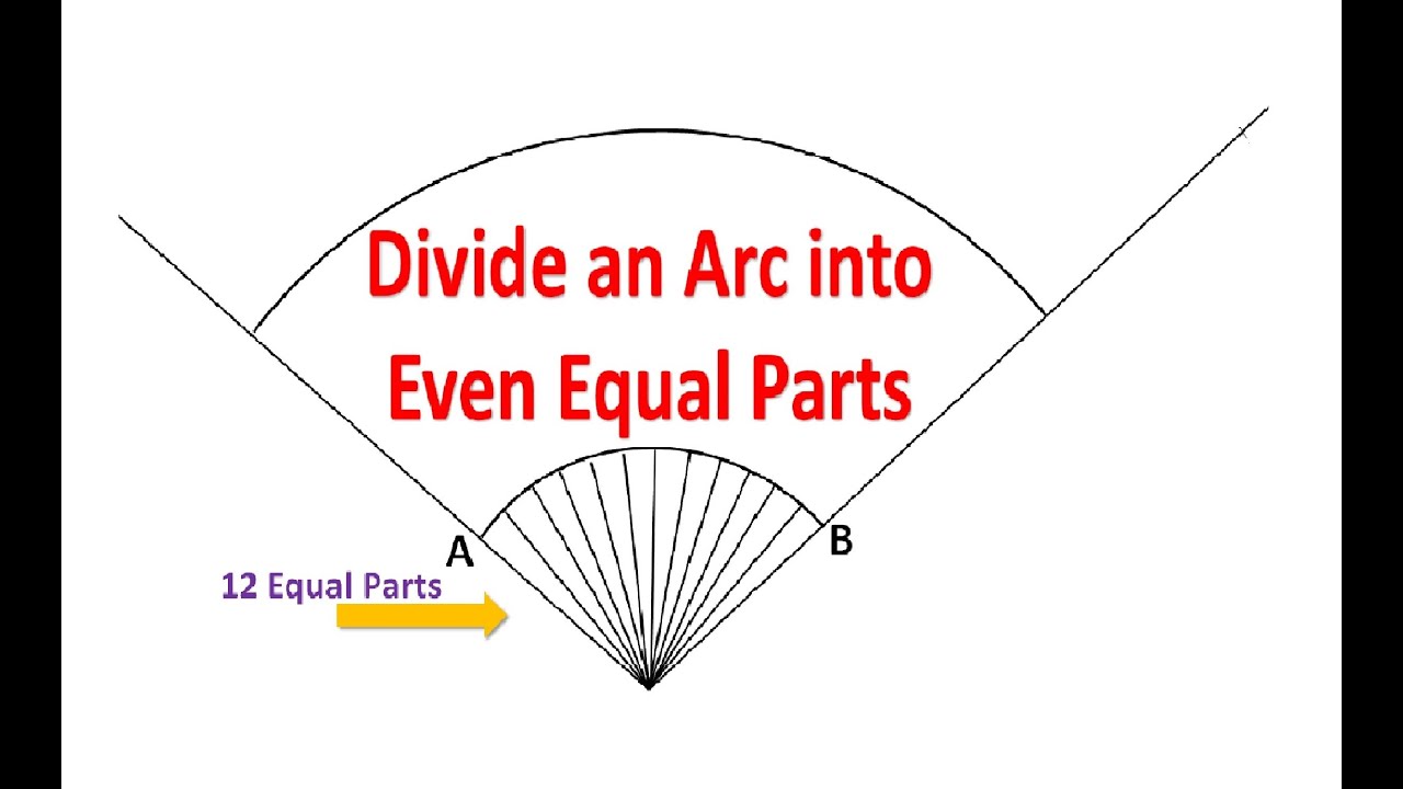 Dividing an Arc into Equal Even Parts