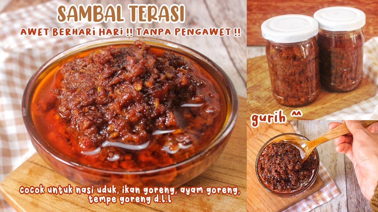 Resep Sambel Terasi Awet TANPA Pengawet