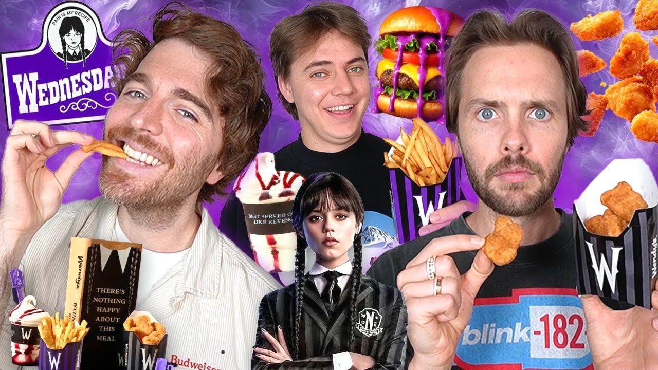 Tasting The WEDNESDAY x WENDY’S Collab with Shane and Spencer!!