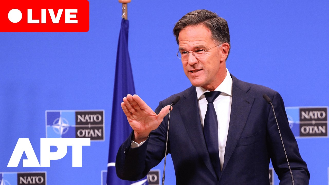 LIVE: NATO Chief Mark Rutte Holds Press Conference Ahead of Defence Ministers Meeting in Brussels