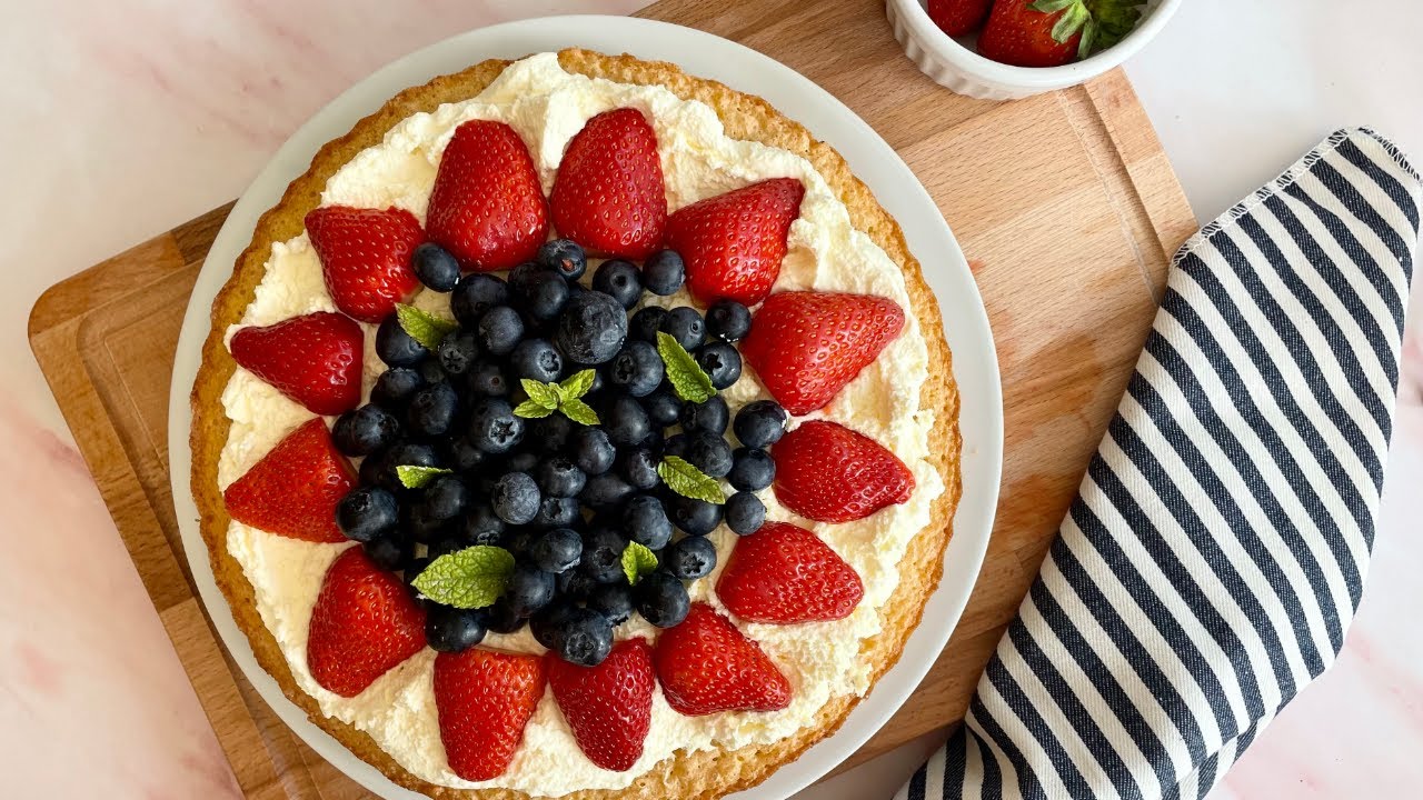 HOW TO MAKE IRISH FRUIT FLAN| 4 ingredients
