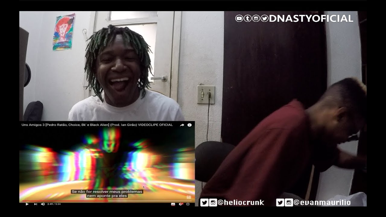 Uns Amigos 3 [Pedro Ratão, Choice, Bk' e Black Alien] (Prod. Ian Girão) VIDEOCLIPE OFICIAL [React]