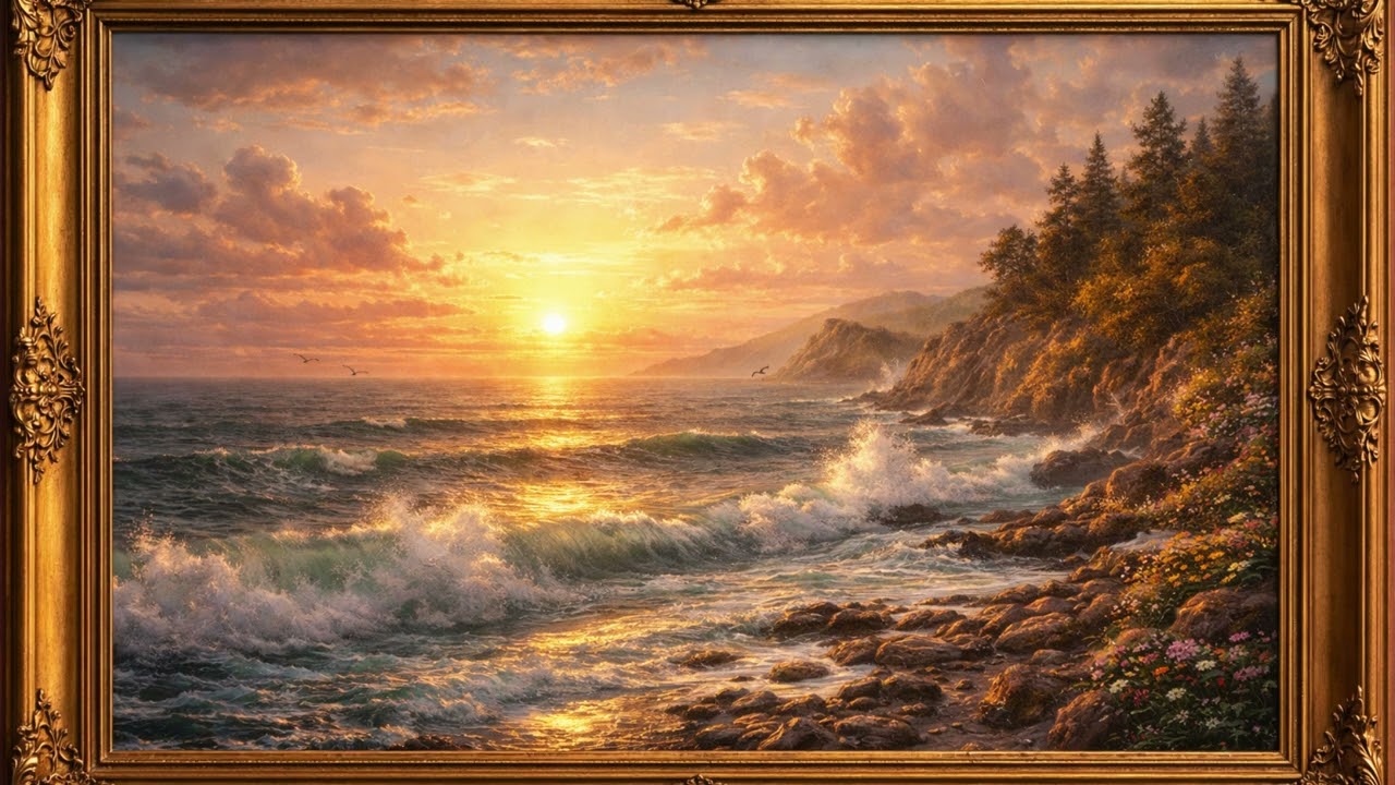 Tableau TV:  Beautiful Frame Art TV: TV Art Frame #art  #ArtFrame #relaxingvisuals @Tvartframe2