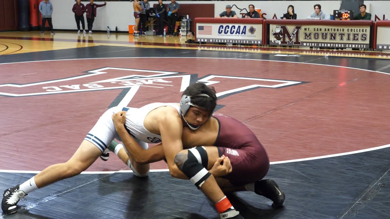 2022 Cerritos College Wrestling vs Mt SAC Dual Highlights (Part 2)