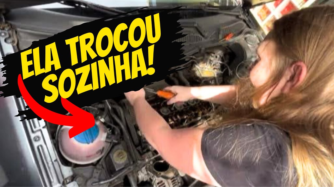 MINHA NAMORADA TROCOU O TENSOR HIDRÁULICO DA CORRENTE DO COMANDO DO PRÓPRIO A3 20V SOZINHA!