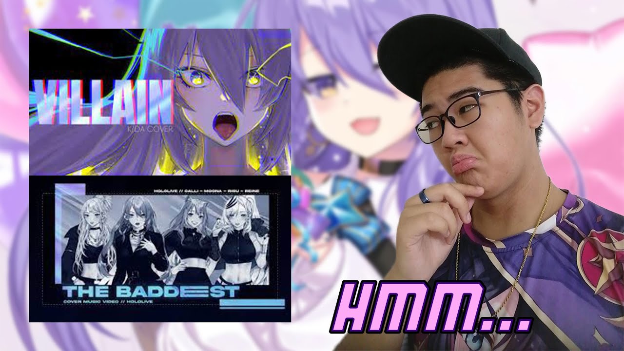 VILLAIN  &  THE BADDEST 【Moona Hoshinova】REACTION
