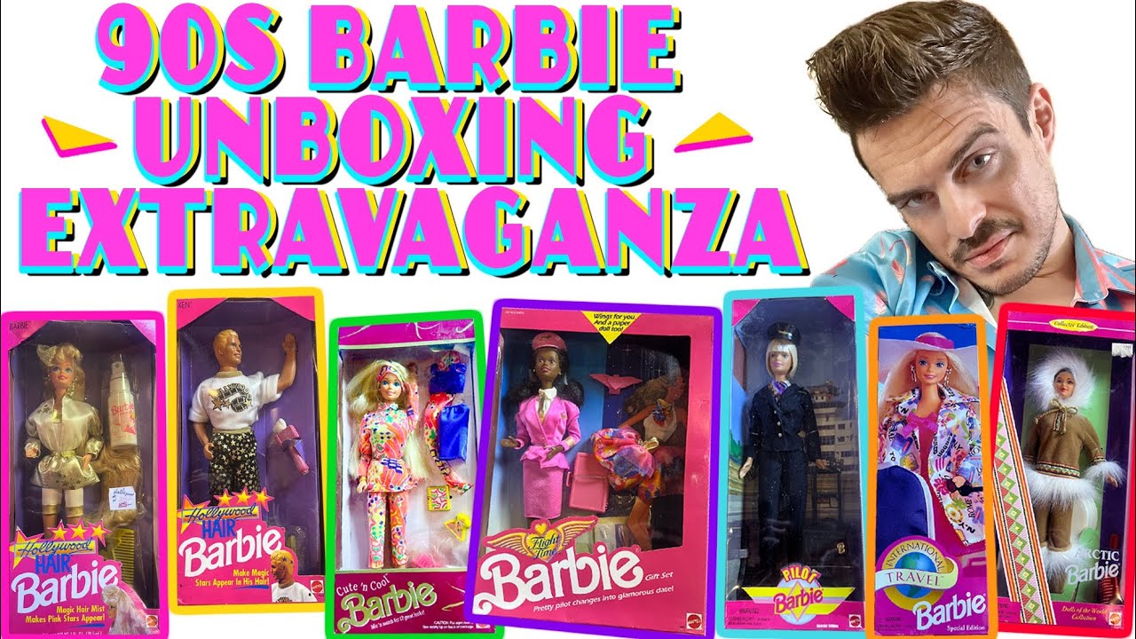 Unboxing 90s Barbies — Hollywood Hair, Flight Time and More!